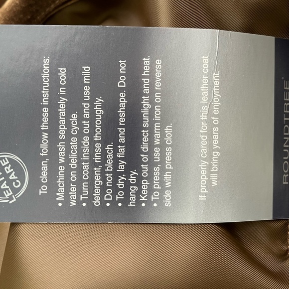 Round tree and Yorker leather jacket. Excellent condition - Picture 3 of 4